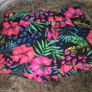 COPY - High waisted fancy Floral shorts. So cute